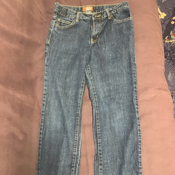 OLD NAVY BOYS BLUE SKINNY STRAIGHT LEG JEANS - Picture 2 of 7